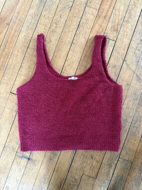 aerie Soft Stretchy Red Women’s Tank Top
